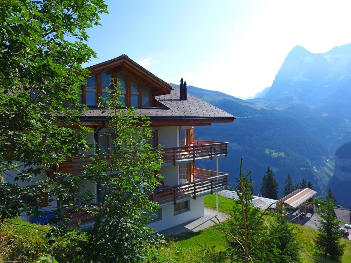 Apartment Gloria Sued By Interhome Mürren Dış mekan fotoğraf