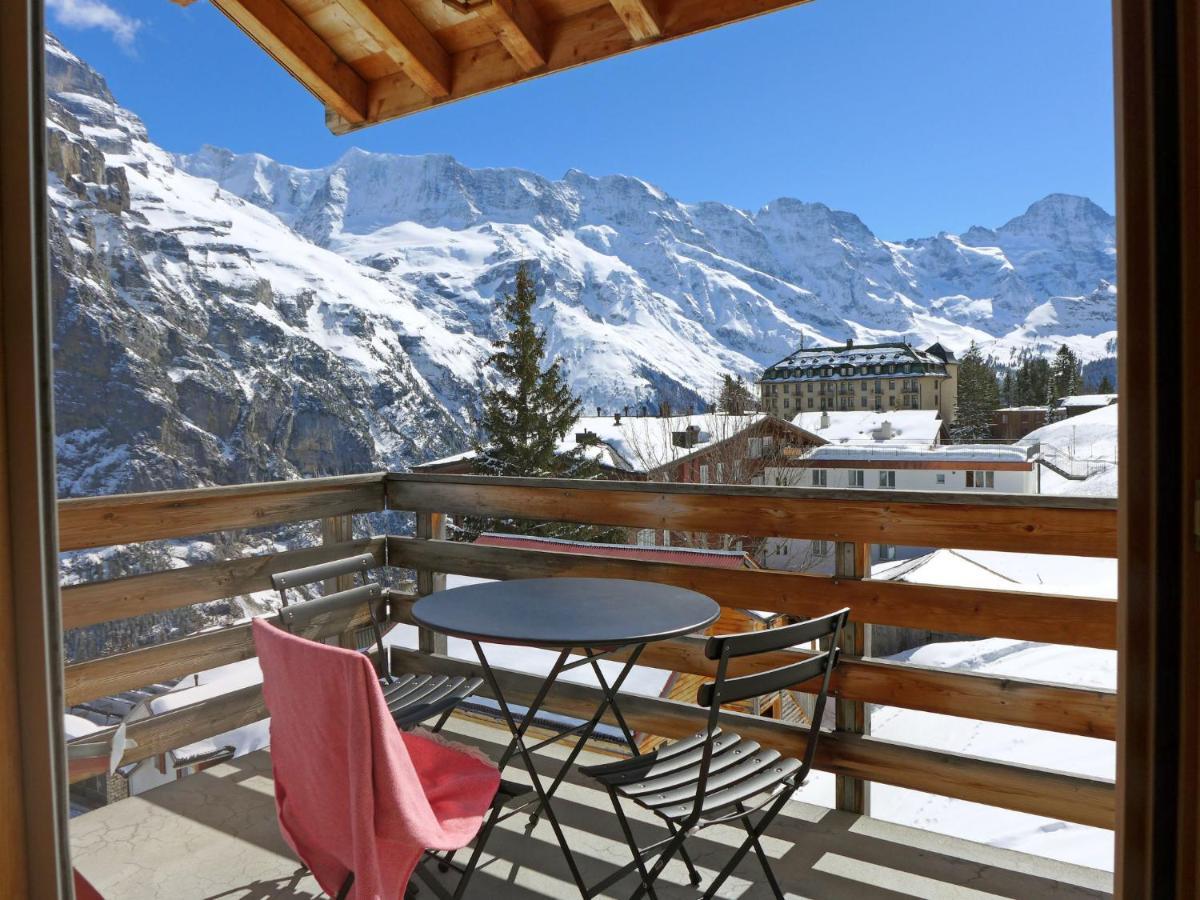 Apartment Gloria Sued By Interhome Mürren Dış mekan fotoğraf