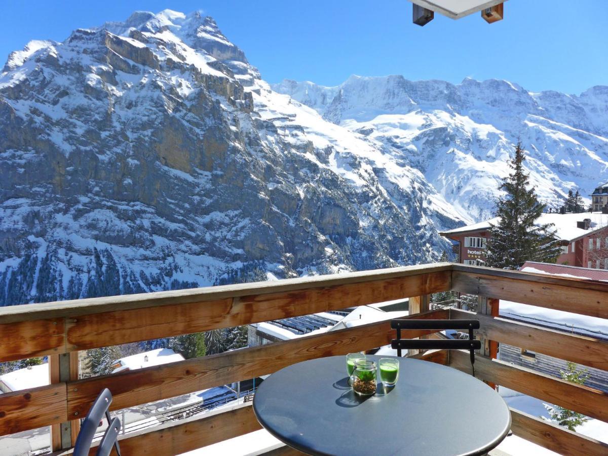 Apartment Gloria Sued By Interhome Mürren Dış mekan fotoğraf