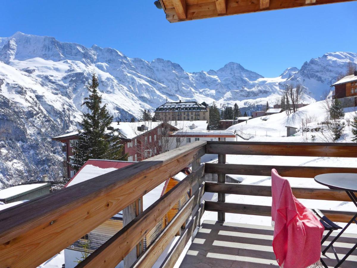 Apartment Gloria Sued By Interhome Mürren Dış mekan fotoğraf