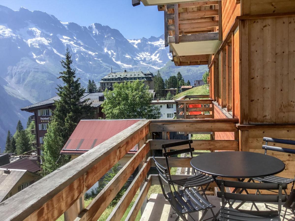 Apartment Gloria Sued By Interhome Mürren Dış mekan fotoğraf